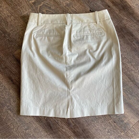 Eddie Bauer Skirt Khaki Tan Business Casual 2 Preppy - Picture 6 of 14
